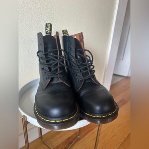 Mens Black Hand Crafted Dr. Martens